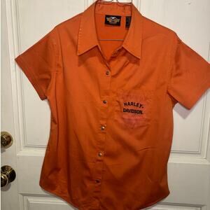 Vintage Women's Harley-Davidson Mechanics Short Sleeved Shirt